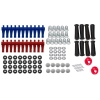 Kit de acessorios para mesa de pebolim totó sem varão passante