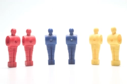 Jogo de bonecos em plastico diversas cores