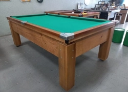 MESA DE BILHAR CAÇAPA 2,25 X 1,25 MADEIRA MACIÇA